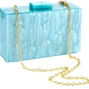 🩵Acrylic Clutch and Purse